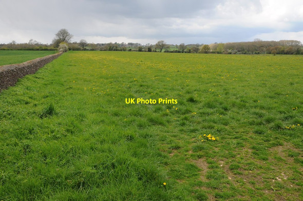Photo 6"x4" Farmland near Tetbury Tetbury c2012