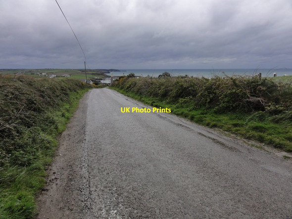 Photo 6"x4" View to the sea Lislevane c2012