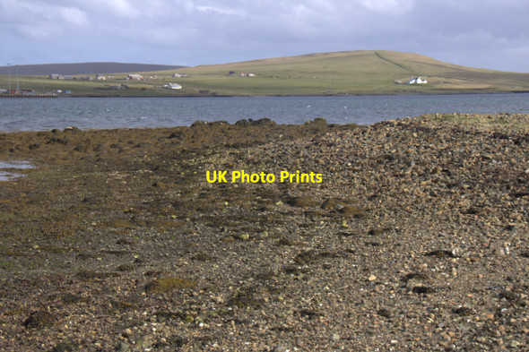 Photo 6"x4" Coastline of the voe at Baltasound Baltasound c2012