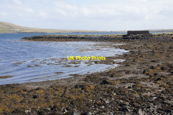 Photo 6"x4" Small headland on the coast of the voe at Baltasound Baltasound c2012