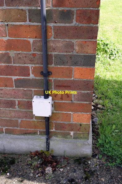 Photo 6"x4" Benchmark on #192 Torrington Drive Loughton\/TQ4396 c2012