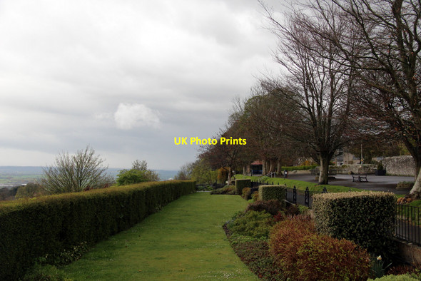 Photo 6"x4" Park at  Viewpoint, Shaftesbury, Dorset Shaftesbury c2012