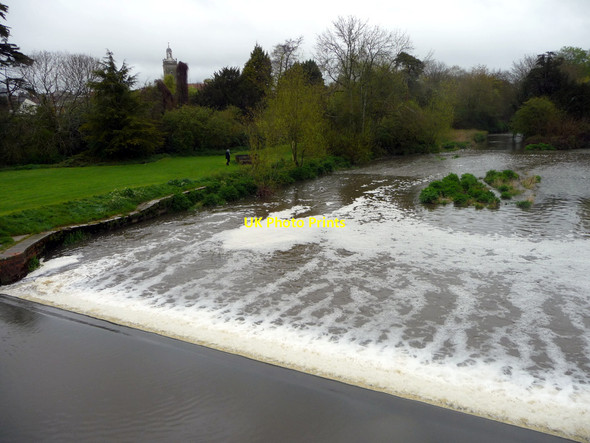 Photo 6"x4" Weir, River Stour, Blandford Forum, Dorset Blandford Forum c2012