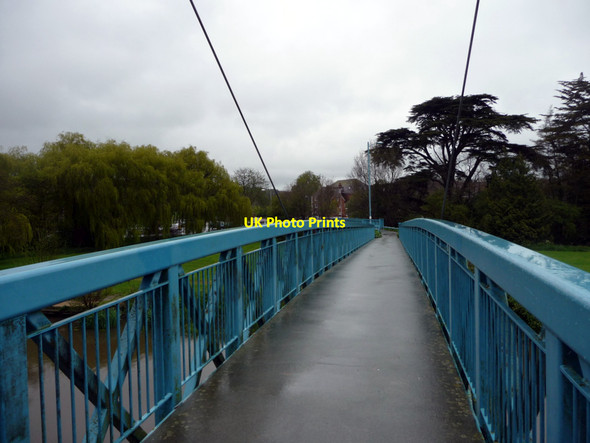 Photo 6"x4" Footbridge over River Stour, Blandford Forum, Dorset Blandford Forum c2012