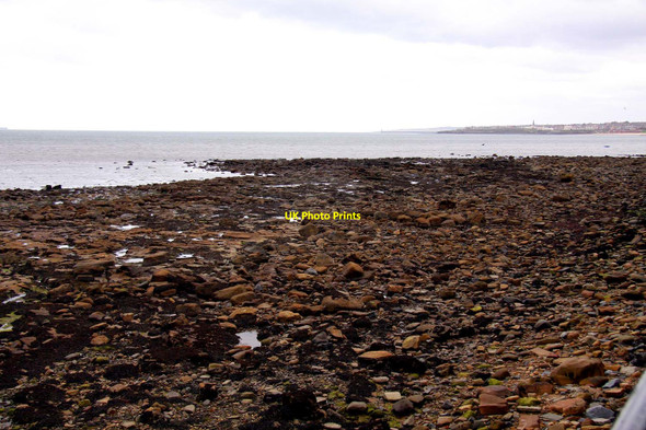 Photo 6"x4" The rocky foreshore at Curry's Point Whitley Bay c2011