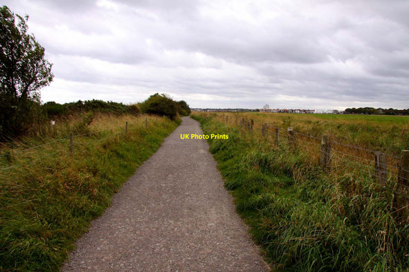Photo 6"x4" Cycle path to Whitley Bay Whitley Bay c2011