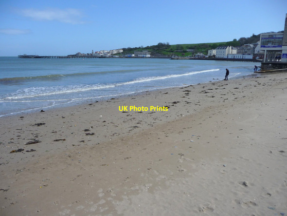 Photo 6"x4" Beach, Swanage, Dorset Swanage c2012