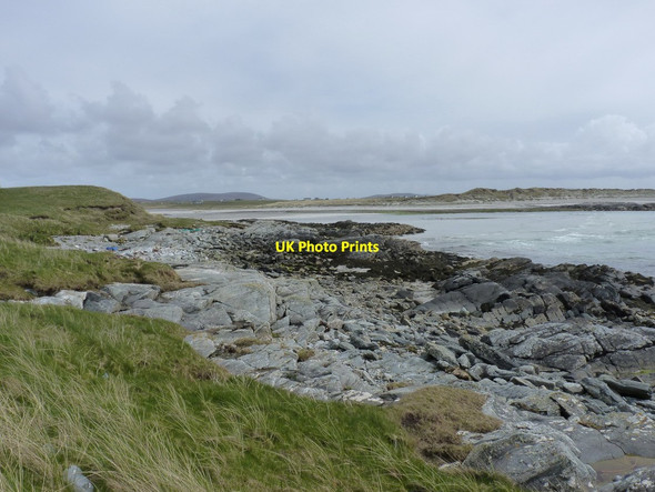 Photo 6"x4" Shoreline rocks near the mouth of Loch Phaibeil Balemore c2012