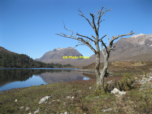 Photo 6"x4" Loch Clair and Liathach Coulin Lodge c2012