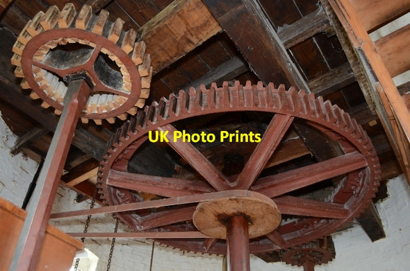 Photo 6"x4" Ellis Mill - Spur Gearing Lincoln c2012