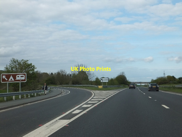 Photo 6"x4" Exit from A38 to A383 at Caton Wotton Cross\/SX8069 c2012