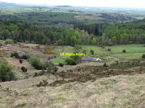 Photo 6"x4" View down the northern slopes of Luke's Mountain Newcastle\/J3732 c2012