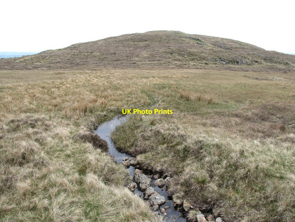 Photo 6"x4" Stream in the col between Slievenaglogh and Luke's Mountain Kilcoo c2012
