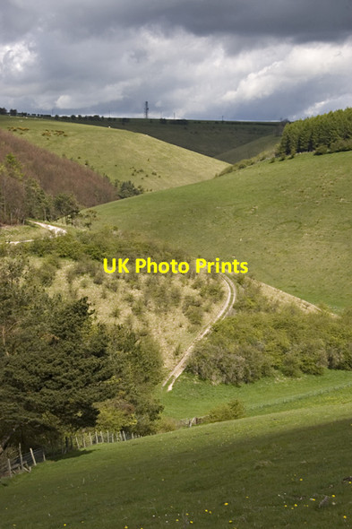 Photo 6"x4" Deep Dale, on Bishop Wilton Wold Bishop Wilton c2012
