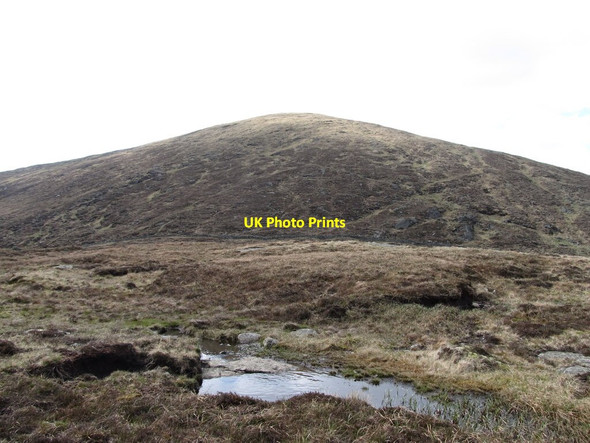 Photo 6"x4" View south along the summit ridge of Slievenabrock Newcastle\/J3732 c2012
