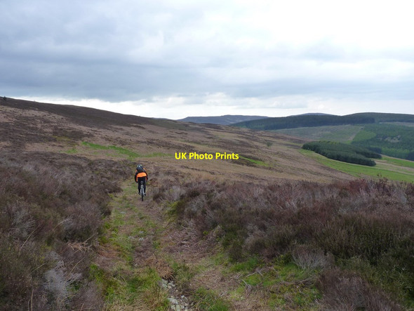 Photo 6"x4" Riding the bridleway towards Bwlch y Dolydd Blaen-y-cwm\/SJ1437 c2012