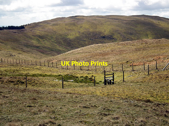 Photo 6"x4" Stile on the path from Plynlimon to Dyll Faen Y Garn\/SN7785 c2012