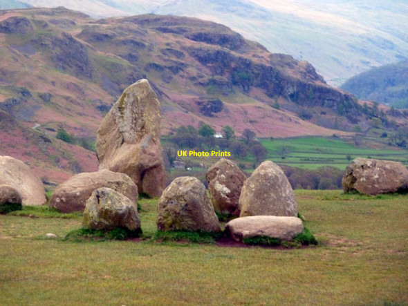Photo 6"x4" Castlerigg Stone Circle Briery c2012