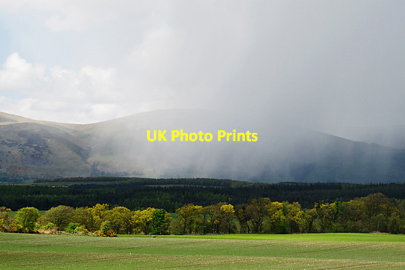 Photo 6"x4" Rain approaching Kennet c2012
