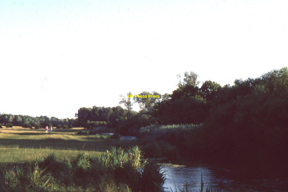 Photo 6"x4" Stockbridge watermeadows Stockbridge\/SU3535 c1999