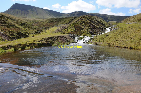 Photo 6"x4" Pool in Afon Sawddle Afon Sychlwch c2012