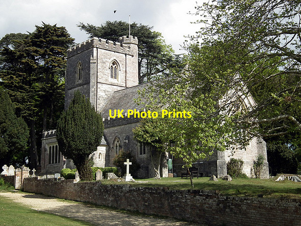 Photo 6"x4" The Parish church of St Mary the Virgin Sandbanks c2012