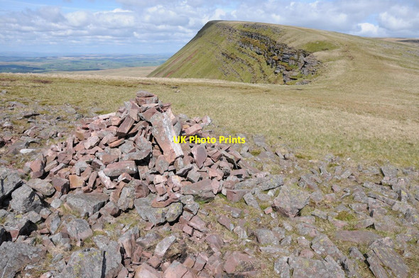 Photo 6"x4" Cairn on Bannau Sir Gaer Llyn y Fan Fach c2012