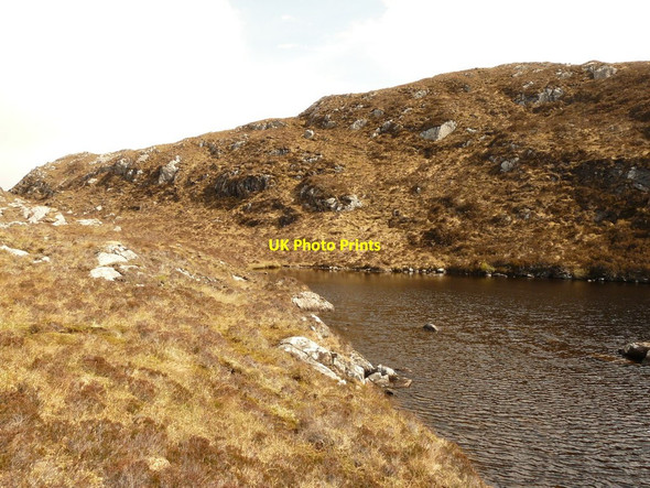 Photo 6"x4" Loch Bad an t-Seasgaich Lower Badcall c2012