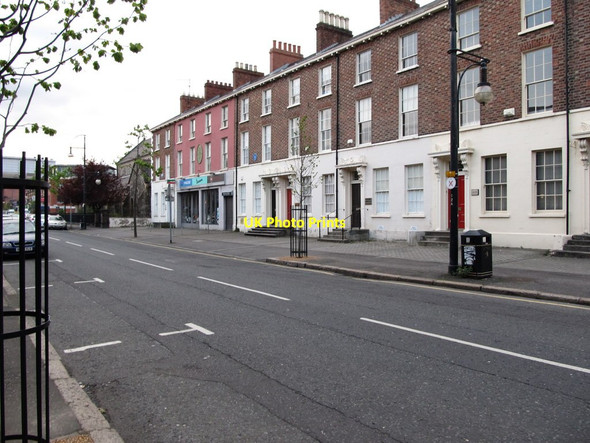 Photo 6"x4" A terrace of shops and offices in Donegall Pass Belfast c2012