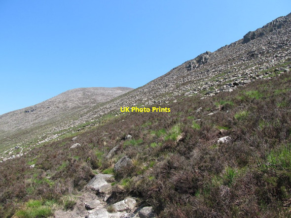 Photo 6"x4" The western slopes of Binnian North Tor with Slievelamagan in the background Attical c2012