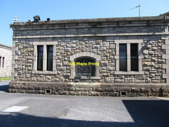 Photo 6"x4" Belfast City Coat of Arms on a filtration plant at Silent Valley Attical c2012