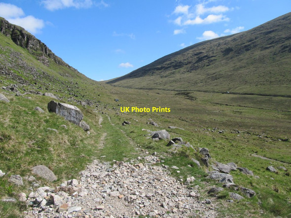 Photo 6"x4" Quarry track descending to the floor of the White Water valley Attical c2012