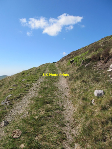 Photo 6"x4" Rapidly ascending section of track Attical c2012