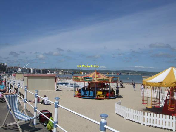 Photo 6"x4" Carousel - Weymouth Beach Weymouth\/SY6779 c2012