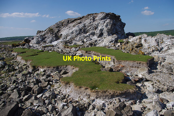 Photo 6"x4" Carnforth slag heaps Carnforth c2012 P1