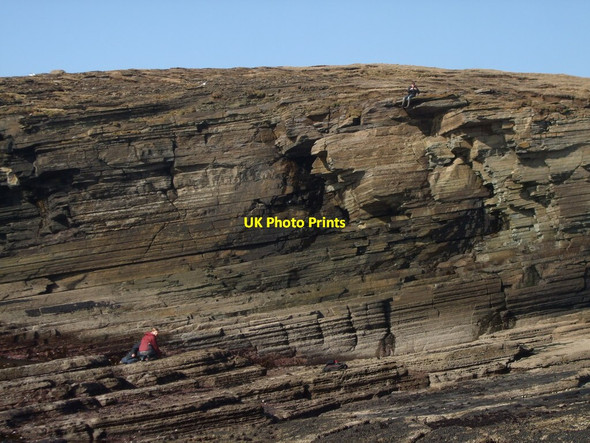 Photo 6"x4" Gunnagairn cliff, Marwick, Orkney Marwick c2012