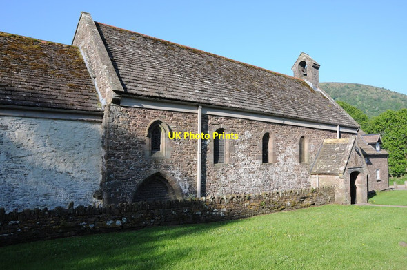 Photo 6"x4" Llanthony church Llanthony c2012