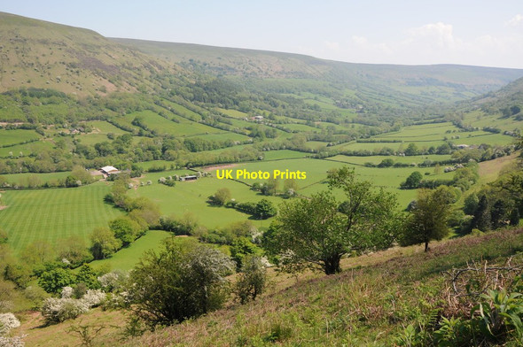 Photo 6"x4" View to Llanthony Llanthony c2012