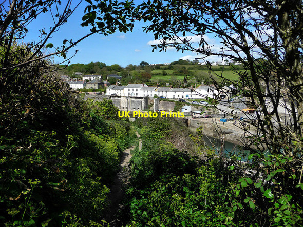 Photo 6"x4" Charlestown Harbour St Austell c2012