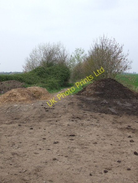 Photo 6"x4" Old railway track, Stow Fen, March March\/TL4196 c2007