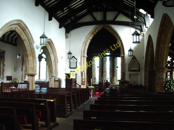 Photo 6"x4" Interior, The Parish Church of St Wilfrid Ribchester c2007 P1