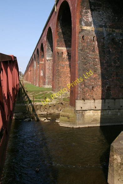 Photo 6"x4" Big viaduct, small river Nethertown\/SD7236 c2007