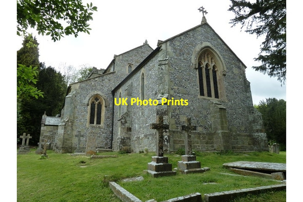 Photo 6"x4" St Mary,Tarrant Gunville: churchyard (m) Tarrant Gunville c2012