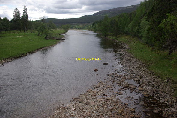 Photo 6"x4" River Dee, from Victoria Bridge Braegarie c2012