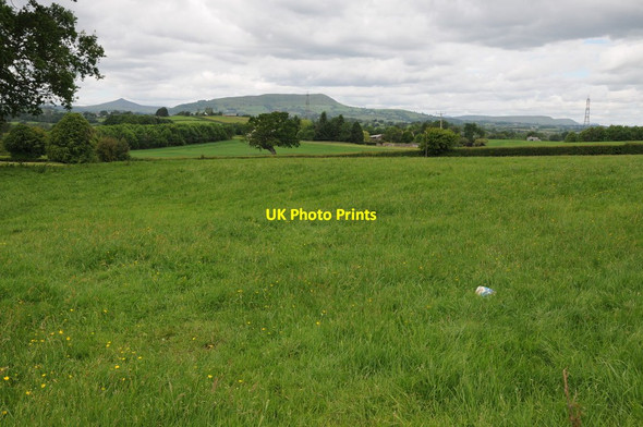 Photo 6"x4" View to the Black Mountains Llantilio Crossenny c2012