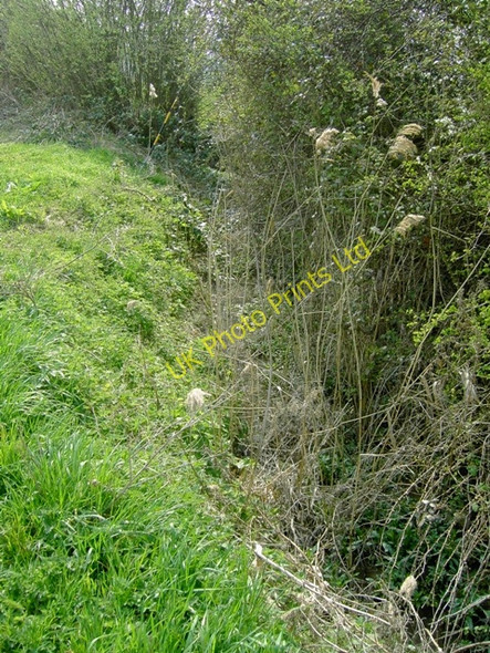 Photo 6"x4" Ditch feature on TL0931 Barton-le-Clay c2007
