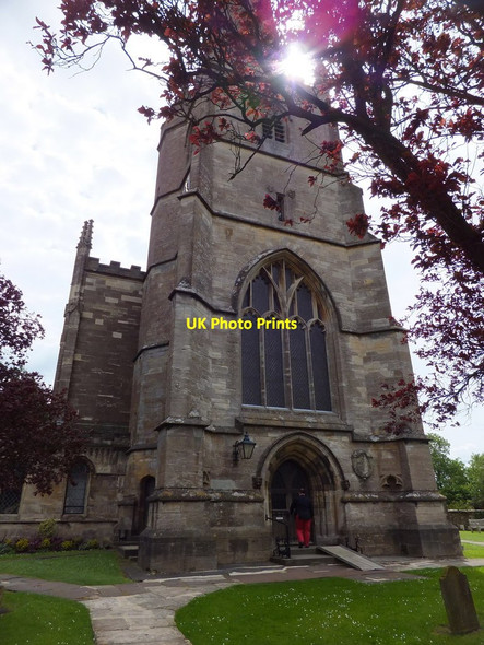 Photo 6"x4" Pathway leading to the Parish Church of St Mary in Tetbury Tetbury c2012