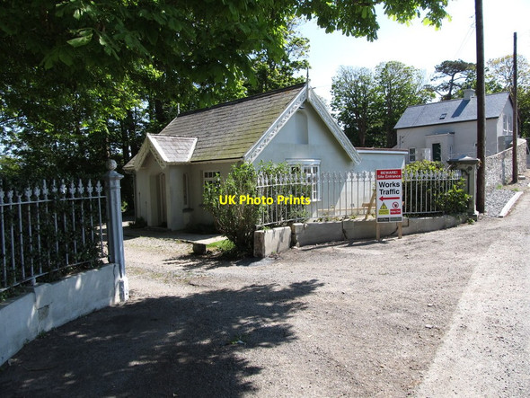 Photo 6"x4" Gated entrance to The Lodge on Shore Road Strangford\/J5849 c2012