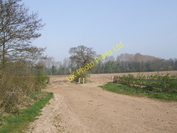 Photo 6"x4" Ploughed fields Bradley\/SJ8817 c2007