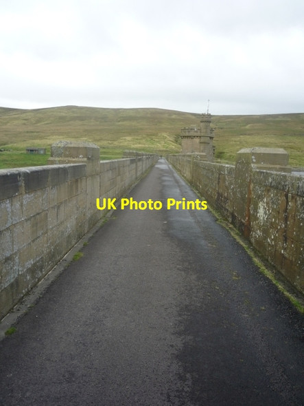 Photo 6"x4" Angram dam wall Woodale\/SE0279 c2009